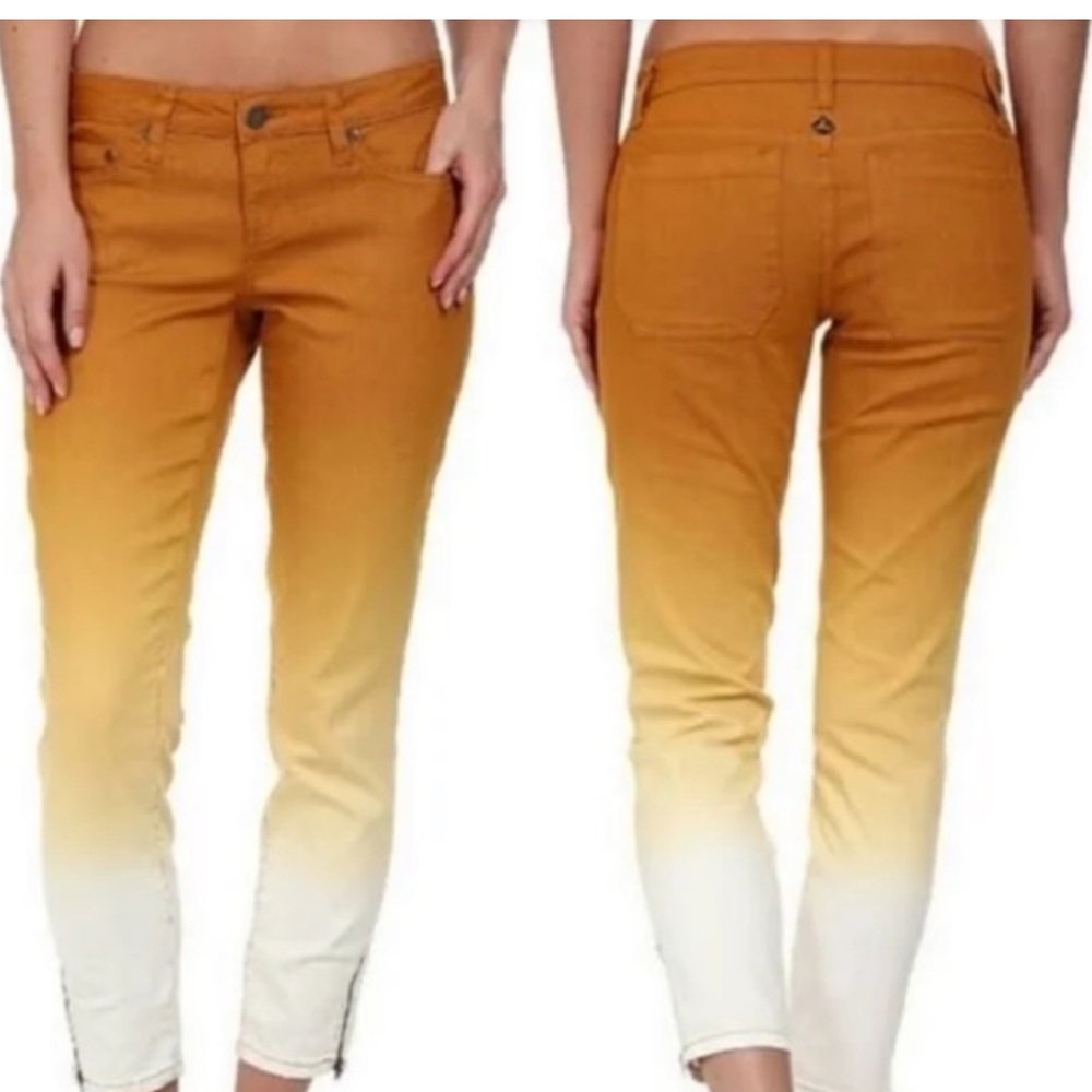 PRANA 
Jett Dipped Cumin Ombré Skinny Jeans
Size 6/28